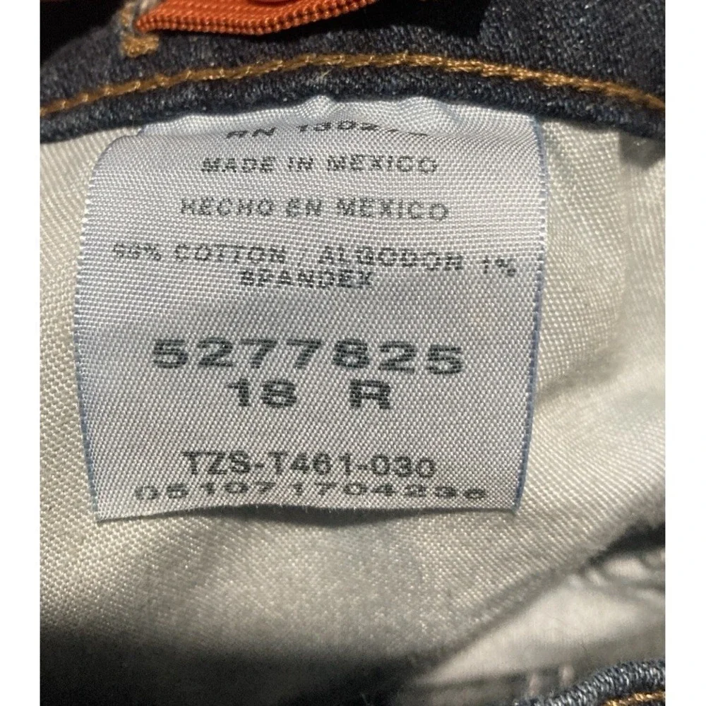 Lee Premium Select Jeans Boys 18R Dark Wash Straight Leg Stretch Denim 28x32